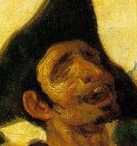Goya, Blind Guitarist detail